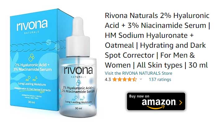 Rivona Naturals 2% Hyaluronic Acid Serum