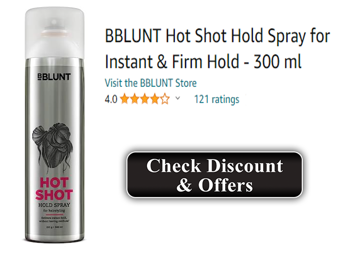 BBLUNT Hot Shot Hold Spray